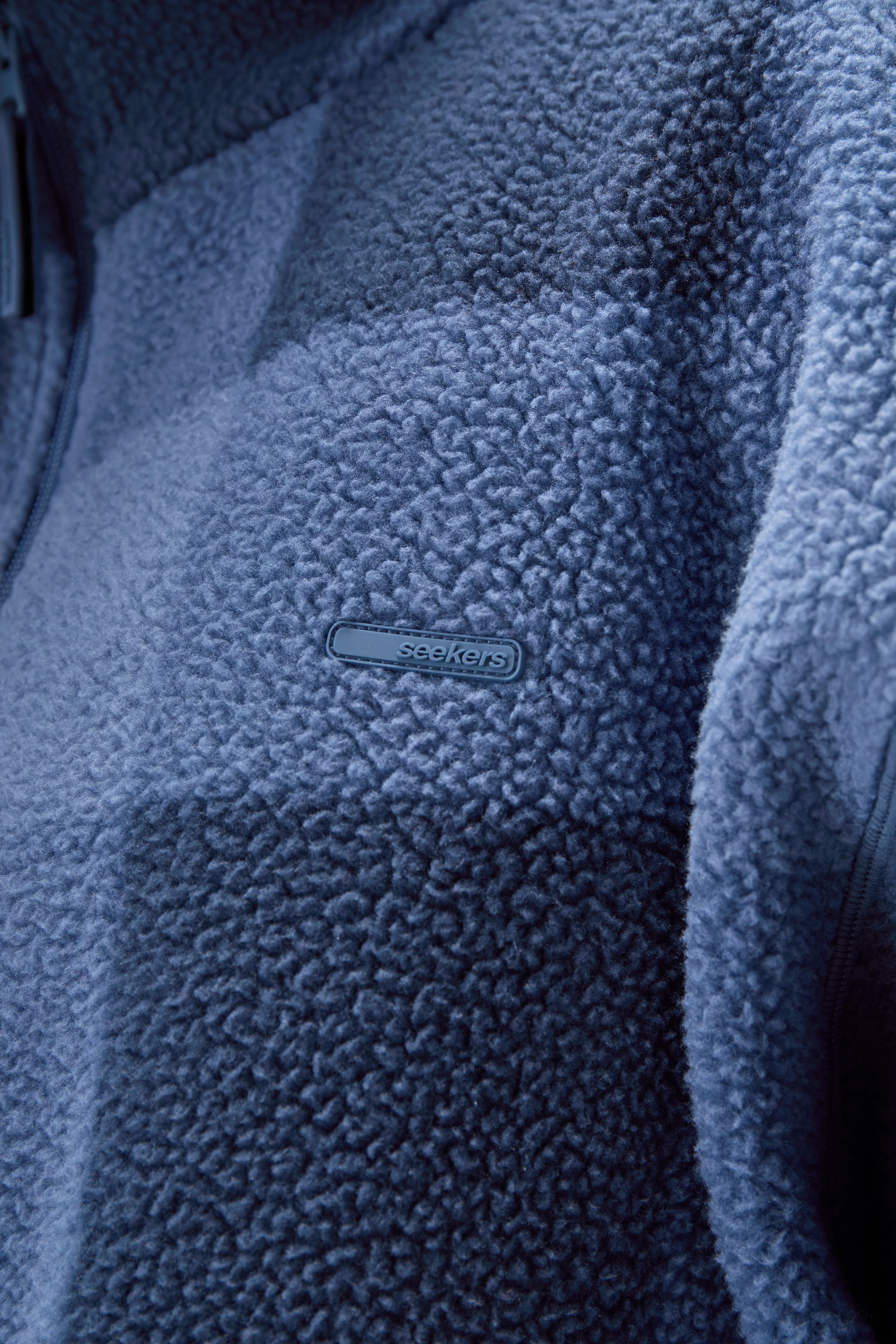 Farley Fleece in Blue - Image 4