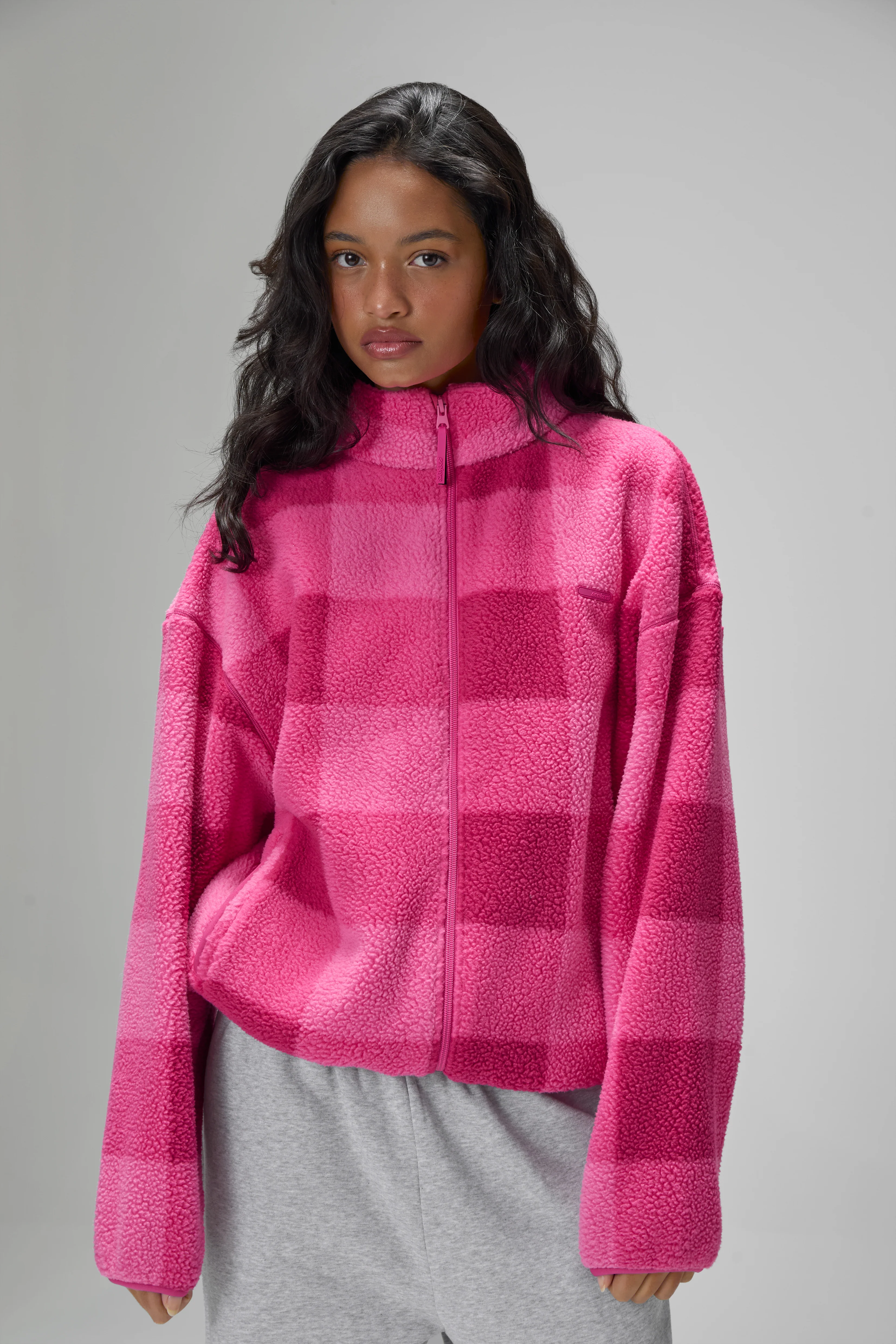 Farley Fleece in Hottest Pink - Image 4