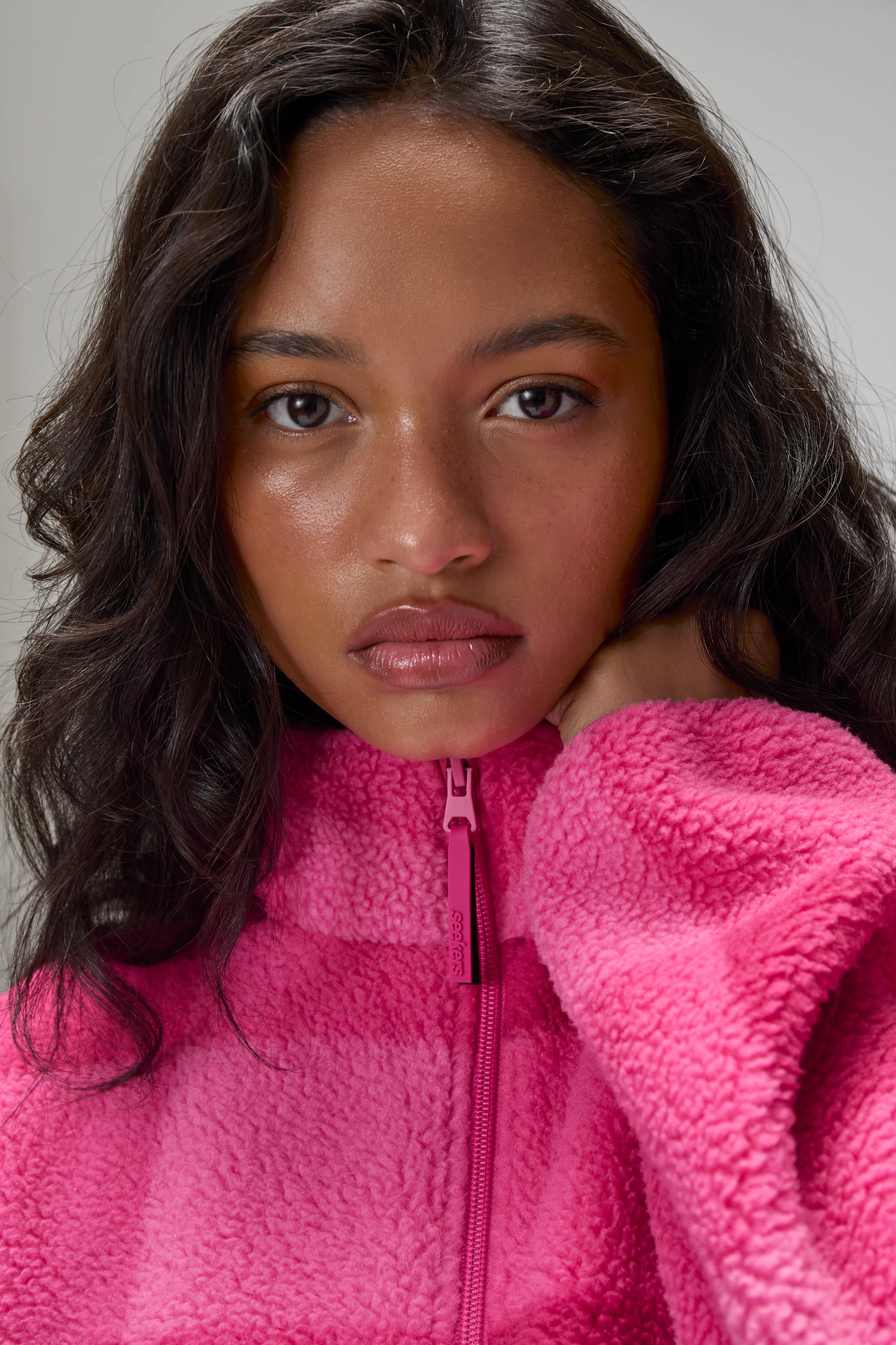 Farley Fleece in Hottest Pink - Image 6