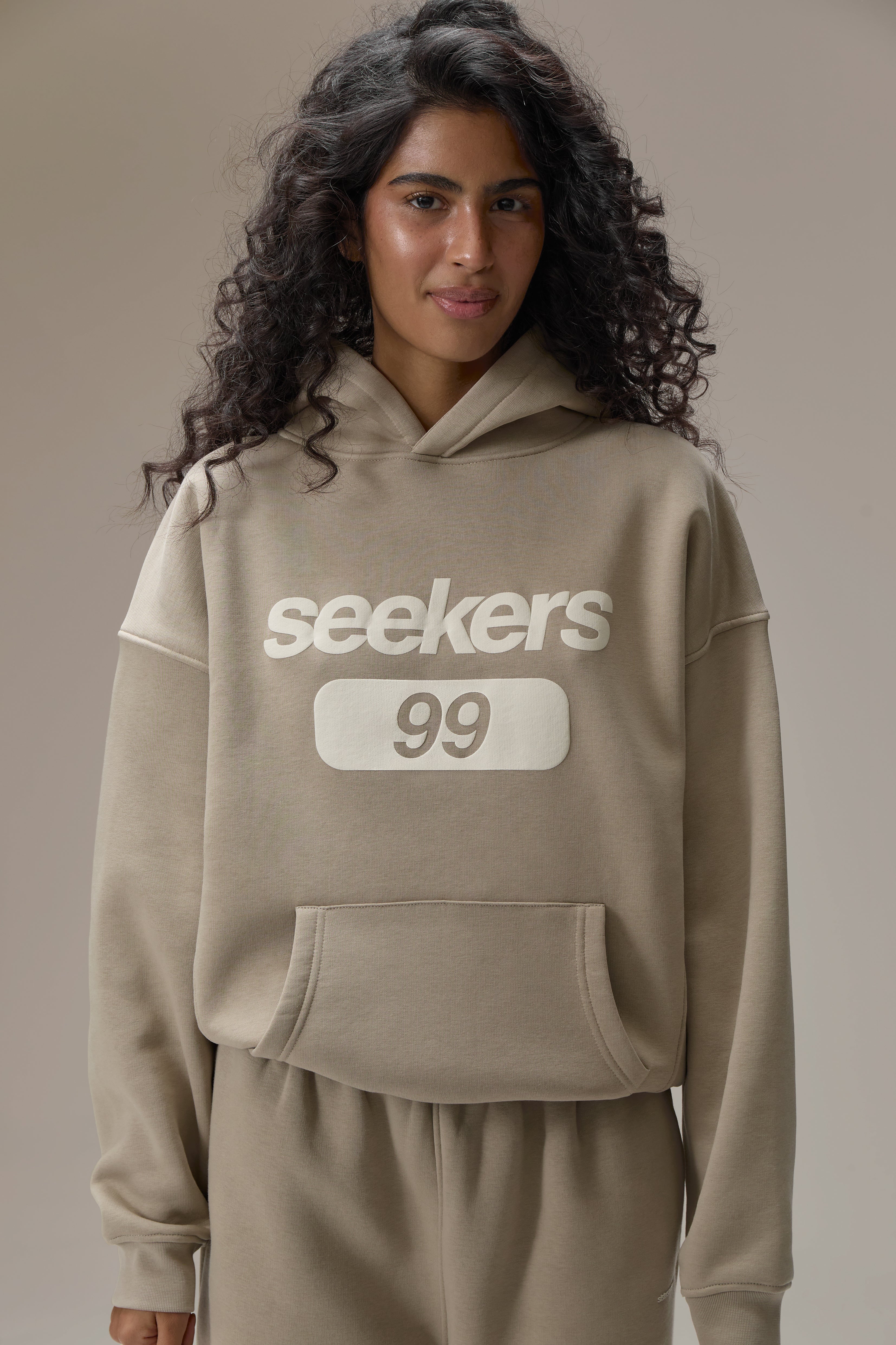 Seekers Tabby Original Hoodie in Biscuit - Image 3