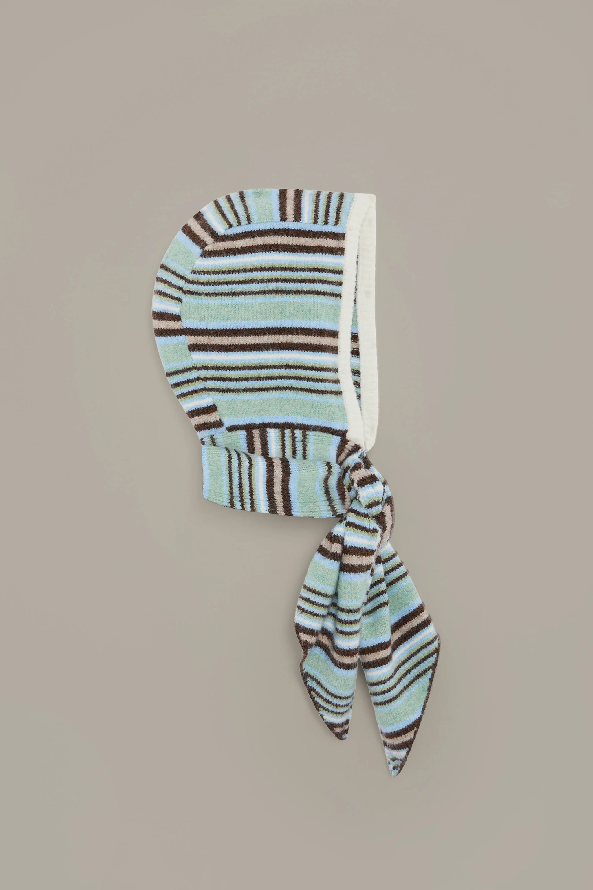 Tippy Stripe Knit Hood - Image 3