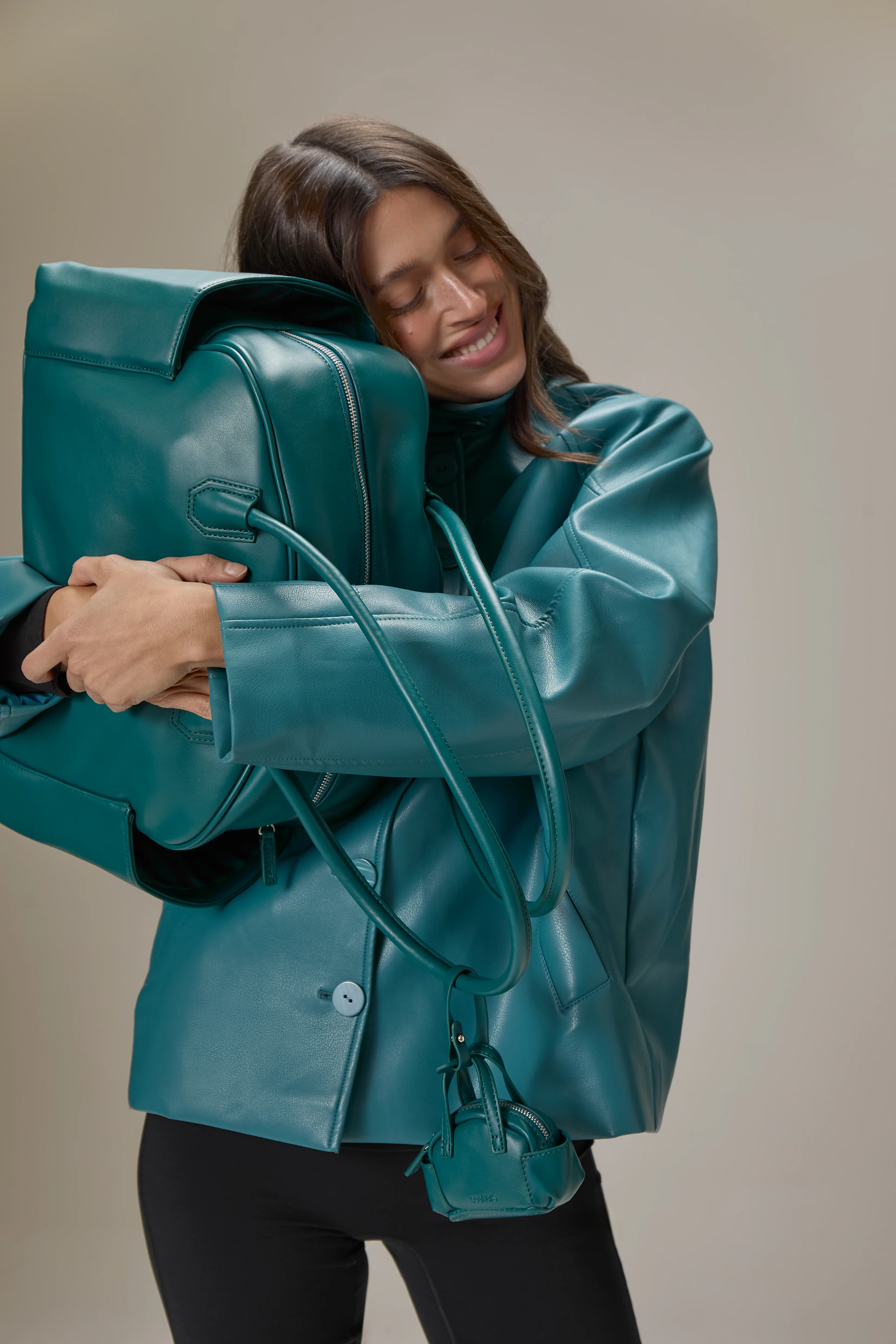 Junk Bowling Bag in Dark Cyan - Image 5